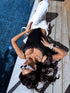 ELYNDI bodis su apvalia apdaila "SECOND SKIN" - JUODAS 9693